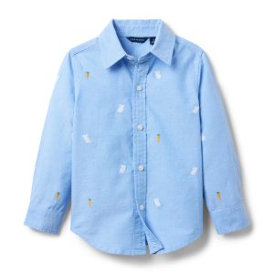 The Embroidered Bunny Oxford Shirt
