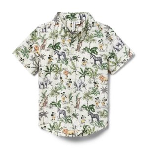 Disney Mickey Mouse Safari Poplin Shirt