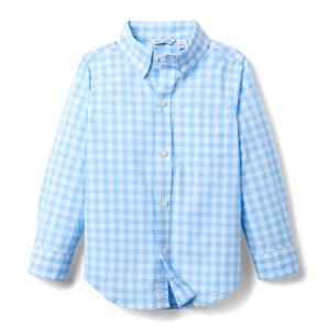 Gingham Poplin Shirt