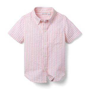 Striped Seersucker Shirt