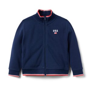 Embroidered USA Pique Jacket