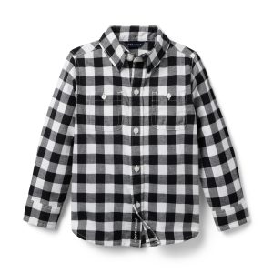 Gingham Flannel Shirt