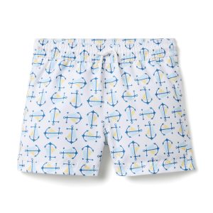 Recycled Anchor Swim Trunk