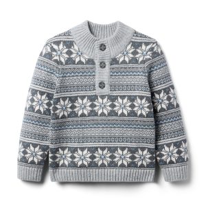 Snowflake Fair Isle Sweater