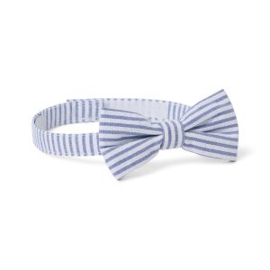 Striped Seersucker Bowtie