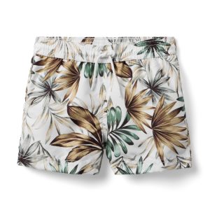 Recycled Leaf Swim Trunk