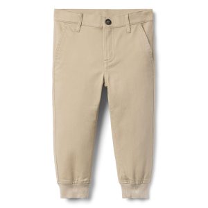 The Button Twill Jogger