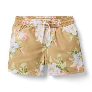 Recycled Floral Swim Trunk