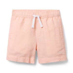 Linen-Cotton Pull-On Short