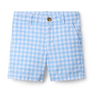 Gingham Poplin Short