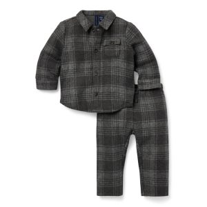 Baby Plaid Matching Set