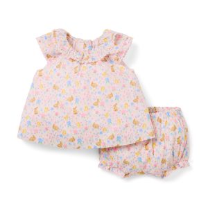 Baby Bunny Floral Matching Set