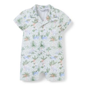 Baby Safari Toile Romper
