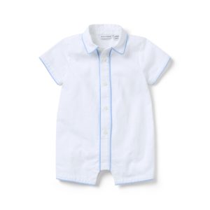 Baby Piped Collar Romper