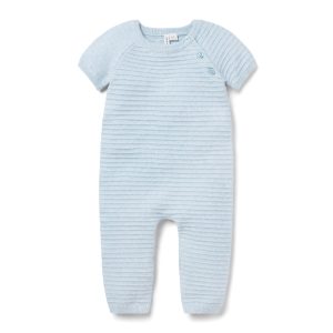 Baby Textured Striped One-Piece