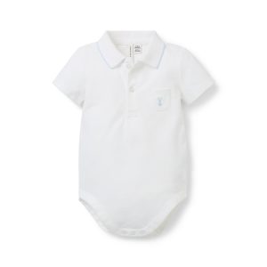 Baby Bunny Pique Polo Bodysuit