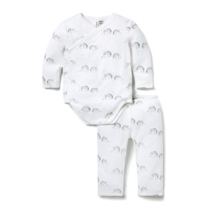 Baby Zebra Wrap Matching Set