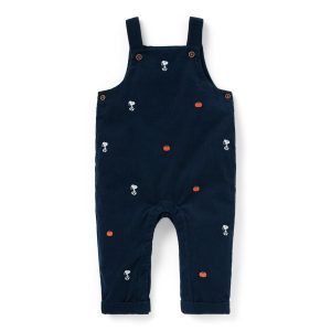 Peanuts Snoopy Embroidered Baby Overall