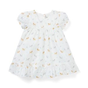 Baby Dog Friends Lace Trim Dress