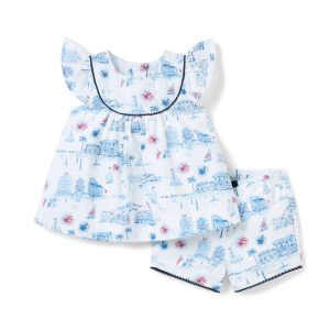 Baby Americana Toile Matching Set