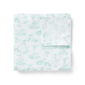 Baby Safari Toile Blanket