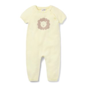 Baby Lion Knit One-Piece