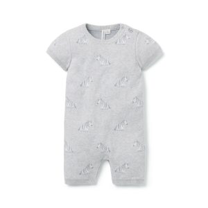 Baby Zebra Knit Romper