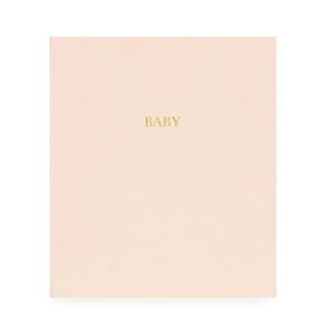 Pale Pink Baby Book