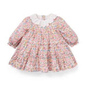 Baby Ditsy Floral Eyelet Collar Dress