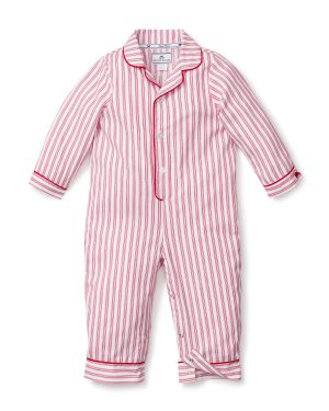 Petite Plume Baby Ticking Romper