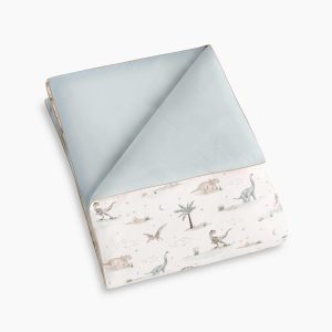 Dino Dreams Baby Duvet Set - Sage