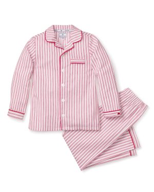 Petite Plume Ticking Pajama Set