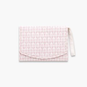 Portable Changing Pad - Pink Gingham