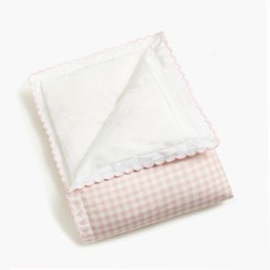 Picnic Gingham Baby Duvet Set - Pink