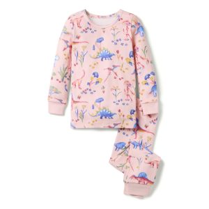 Good Night Pajama In Dinosaur Floral