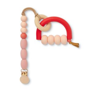 Rose Arch Ring Teether + Clip Set
