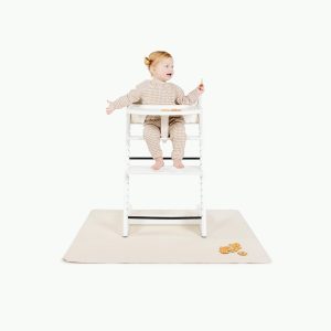Ivory High Chair Mat