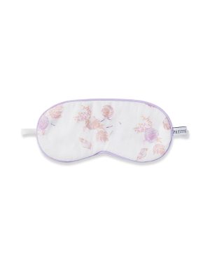 Kid's Twill Sleep Mask in Seashell Splendor