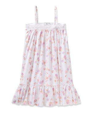 Girl's Twill Lily Nightgown in Seashell Splendor