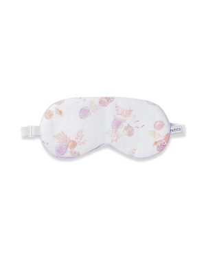 Adult's Twill Sleep Mask in Seashell Splendor