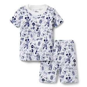 Good Night Short Pajama In Disney Mickey Mouse Sleepover