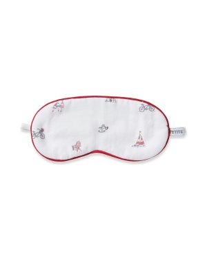 Kid's Twill Sleep Mask in Coastal Charms