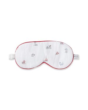 Adult's Twill Sleep Mask in Coastal Charms