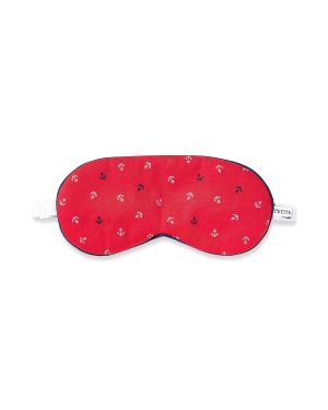 Adult's Twill Sleep Mask in Anchors Away