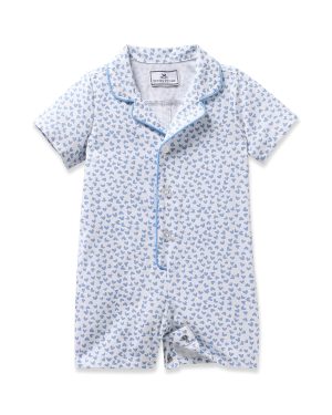 Infants Classic Romper in Bluehearts