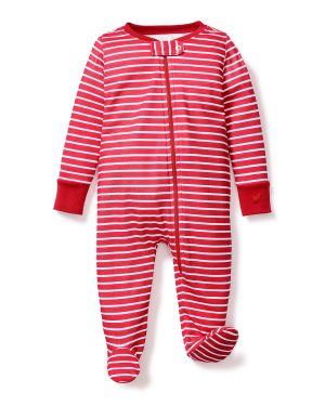 Petite Plume Baby Striped Pima Romper