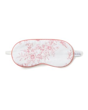 Kid's Twill Sleep Mask in Pink Timeless Toile