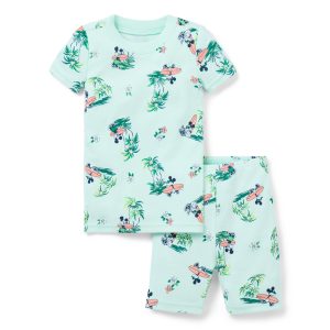 Good Night Short Pajama In Disney Mickey Mouse Surf