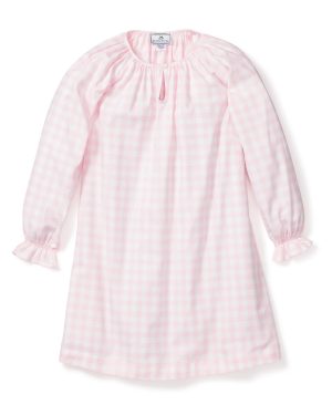 Pink Gingham Delphine Nightgown