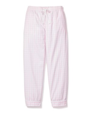 Women's Pink Gingham Pant Separates